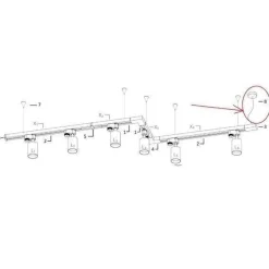 8284 CTLS POWER SUPPLY KIT 3 CIRCUIT WHITE (8284) - Nowodvorski