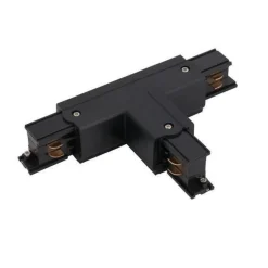 8244 CTLS POWER T CONNECTOR LEFT -1 BLACK (T-L1) (8244) - Nowodvorski