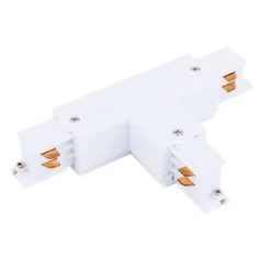 8243 CTLS POWER T CONNECTOR LEFT -1 WHITE (T-L1) (8243) - Nowodvorski