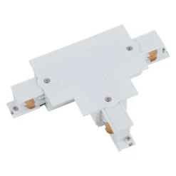 8238 CTLS RECESSED POWER T CONNECTOR LEFT -2 WHITE (T-L2) (8238) - Nowodvorski