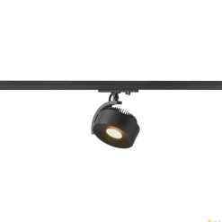1~ KALU TRACK, lampa LED do systemu 1-fazowego, indoor, kolor czarny, 3000K, z adapterem 1-fazowym (1002854) - SLV