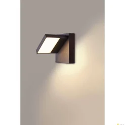 ABRIDOR, lampa ścienna natynkowa LED outdoor, IP55, kolor antracytowy, 3000/4000K (1002989) - SLV