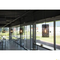 ADAPTER LAMPY WISZĄCEJ, do 3-fazowej szyny wysokonapięciowej, kolor czarny, z akcesoriami montażowymi (145990) - SLV