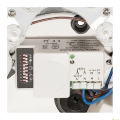 AINOS, lampa sufitowa, LED, 3000K, okrągła, biała, z czujnikiem (229971) - SLV