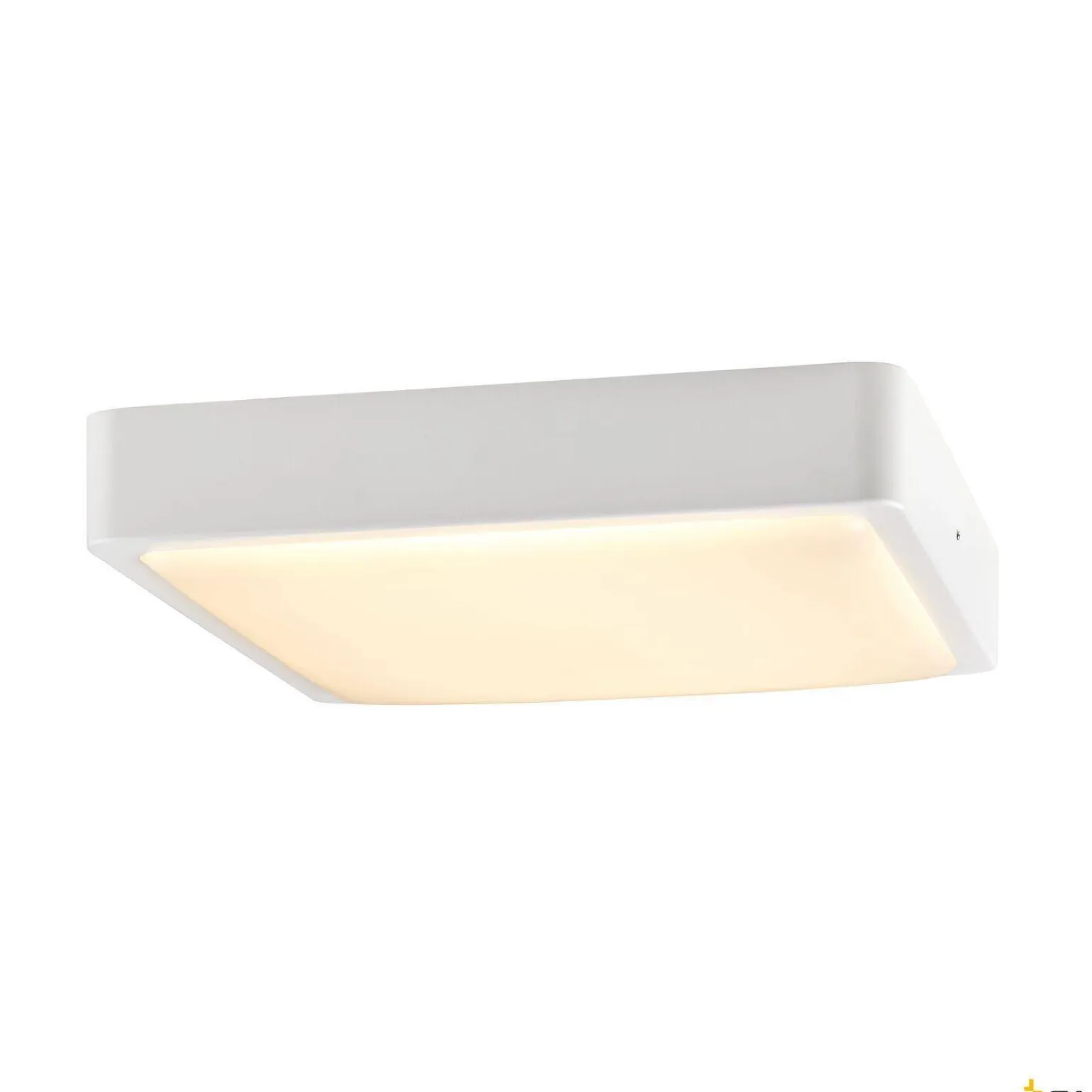 AINOS SQUARE SENSOR, lampa ścienna i sufitowa natynkowa LED outdoor, kolor biały, przełącznik CCT, 3000/4000K (1003451) - SLV