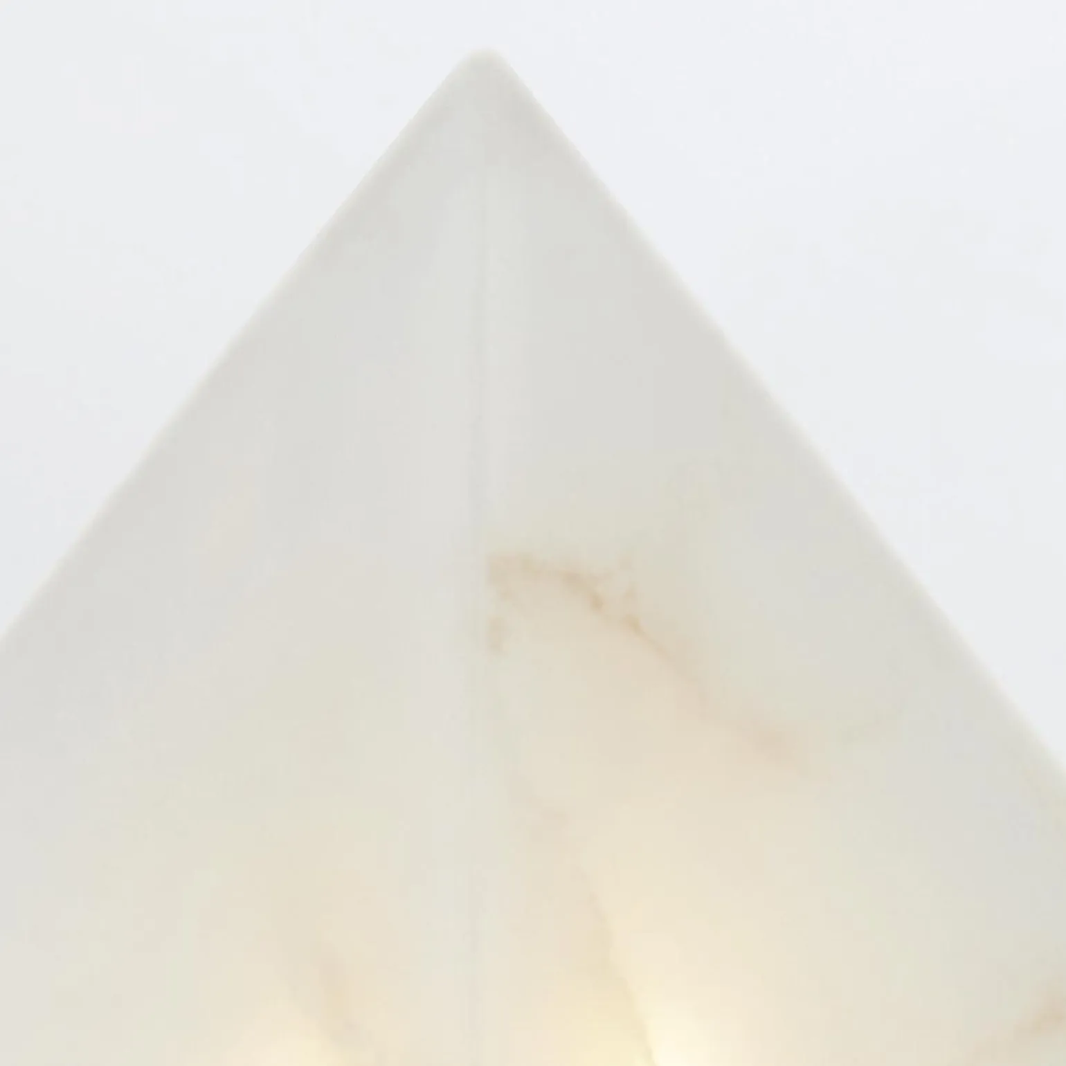 Alabastrowy mały kinkiet Caesar - Vintage mosiądz (QN-CAESAR-W-S-VBS-AR) - Quintiesse