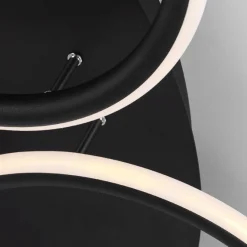 Altavola Design: Plafon Ledowe Okręgi 7 czarna out 3k (LA078/CE_7_out_3k_black) - ALTAVOLA DESIGN