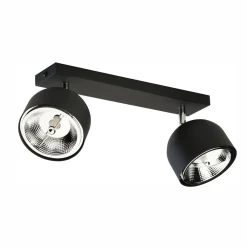 ALTEA BLACK LAMPA SUFITOWA 2 PŁ + ŻARÓWKI (6518) - TK Lighting