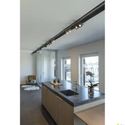 ALTRA DICE, spot do systemu 1-fazowej szyny wysokonapięciowej, QPAR51, kwadratowy, kolor czarny, maks. 50W, z adapterem 1-fazowym (143350) - SLV