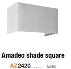 Amadeo shade square abażur (white) (AZ2420) Azzardo