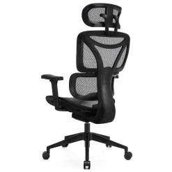 Amortyzowany,regulowany fotel gamingowy Control Series Czarny (LV0654) - LVN SYSTEM