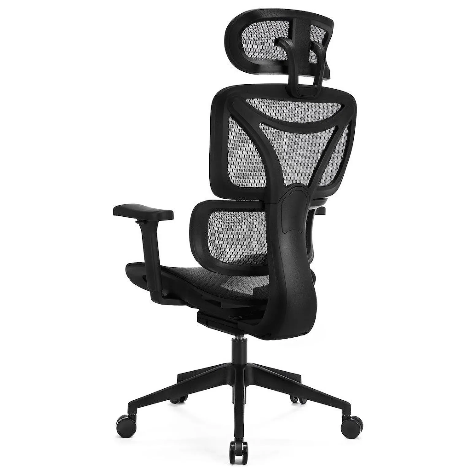 Amortyzowany,regulowany fotel gamingowy Control Series Czarny (LV0654) - LVN SYSTEM