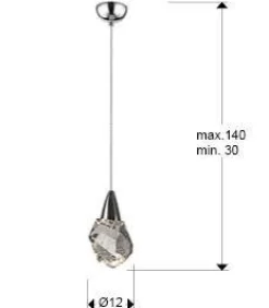 Aquaria lampa wisząca 1L (157018) - Schuller