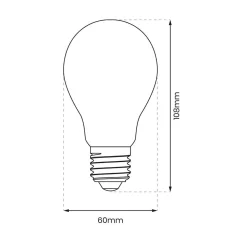 Żarówka Filamentowa LED 9W A60 E27 2700K (EKZF8014) - Eko-Light