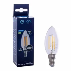 Żarówka Filamentowa LED 4W Świeczka E14 4000K (EKZF0964) - Eko-Light