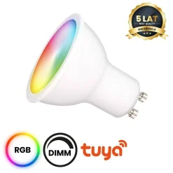 Żarówka LED Wi-FI GU10 5W Smart Tuya RGB+CCT+DIM (EKSM6673) - Eko-Light