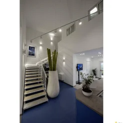 ASTINA, lampa ścienna outdoor, TCR50-SE, IP44, okrągła, up/down, biała, maks. 44W (228771) - SLV