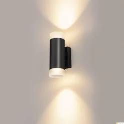 ASTINA UP/DOWN QPAR51, lampa ścienna natynkowa indoor, kolor czarny (1002933) - SLV