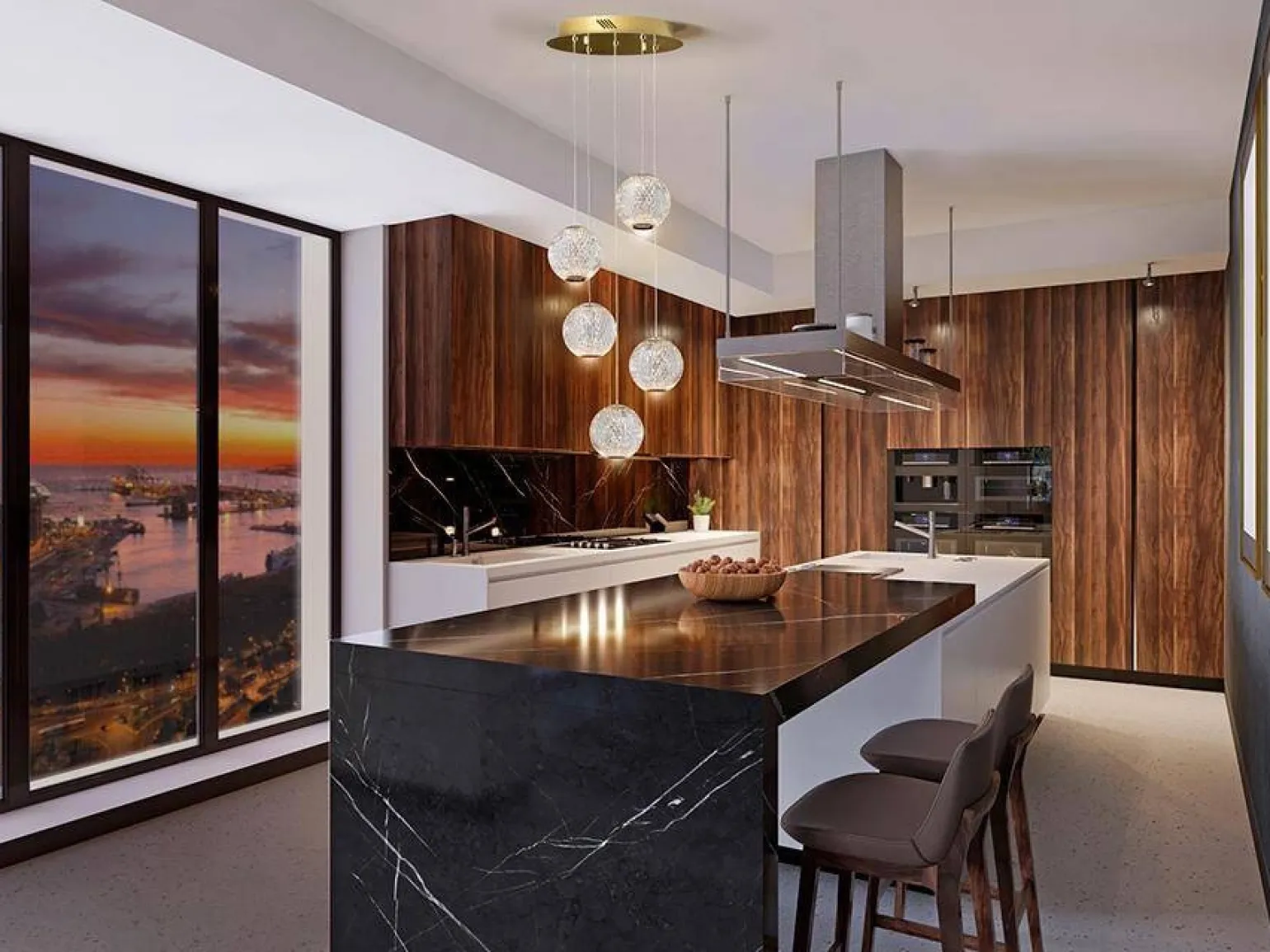 Austral lampa wisząca 5L (354196) - Schuller