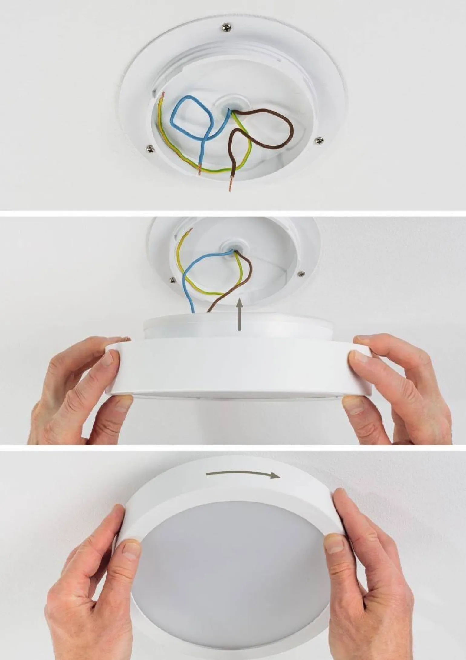 Aviar IP44 Panel LED 14W 3000K 220mm Chrom 230V Tworzywo sztuczne (PL78921) - PAULMANN