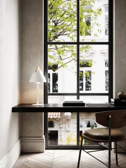 Biała lampa stołowa STRAP Nordlux E27 40W Metal