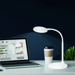 Biała lampka na biurko (50744) - Fischer&Honsel