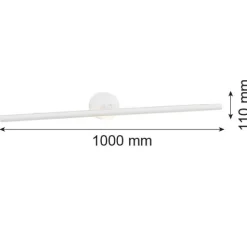 Biały kinkiet podświetlający obraz L MIRIAM 100 cm (8601) - Argon