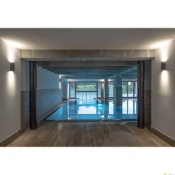 BIG THEO, lampa ścienna outdoor, QPAR111, IP44, kwadratowa, up/down, antracytowa, maks. 150W (229575) - SLV