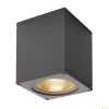 BIG THEO WALL, lampa ścienna outdoor, Flood down, LED, 3000K, antracyt S/W/G 13/14/13,5 cm (234525) - SLV
