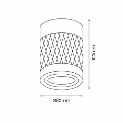 Bima Arte Round White 1xGU10 (ML7686) - ECO-LIGHT