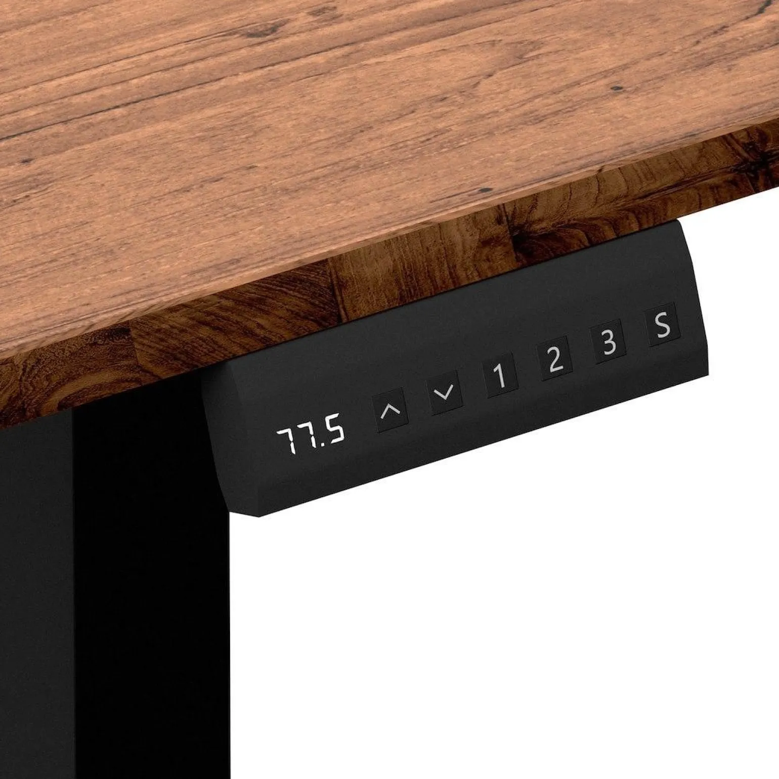 Biurko gamingowe regulowane elektrycznie Control+ 120 Drewno (LV0861) - LVN SYSTEM