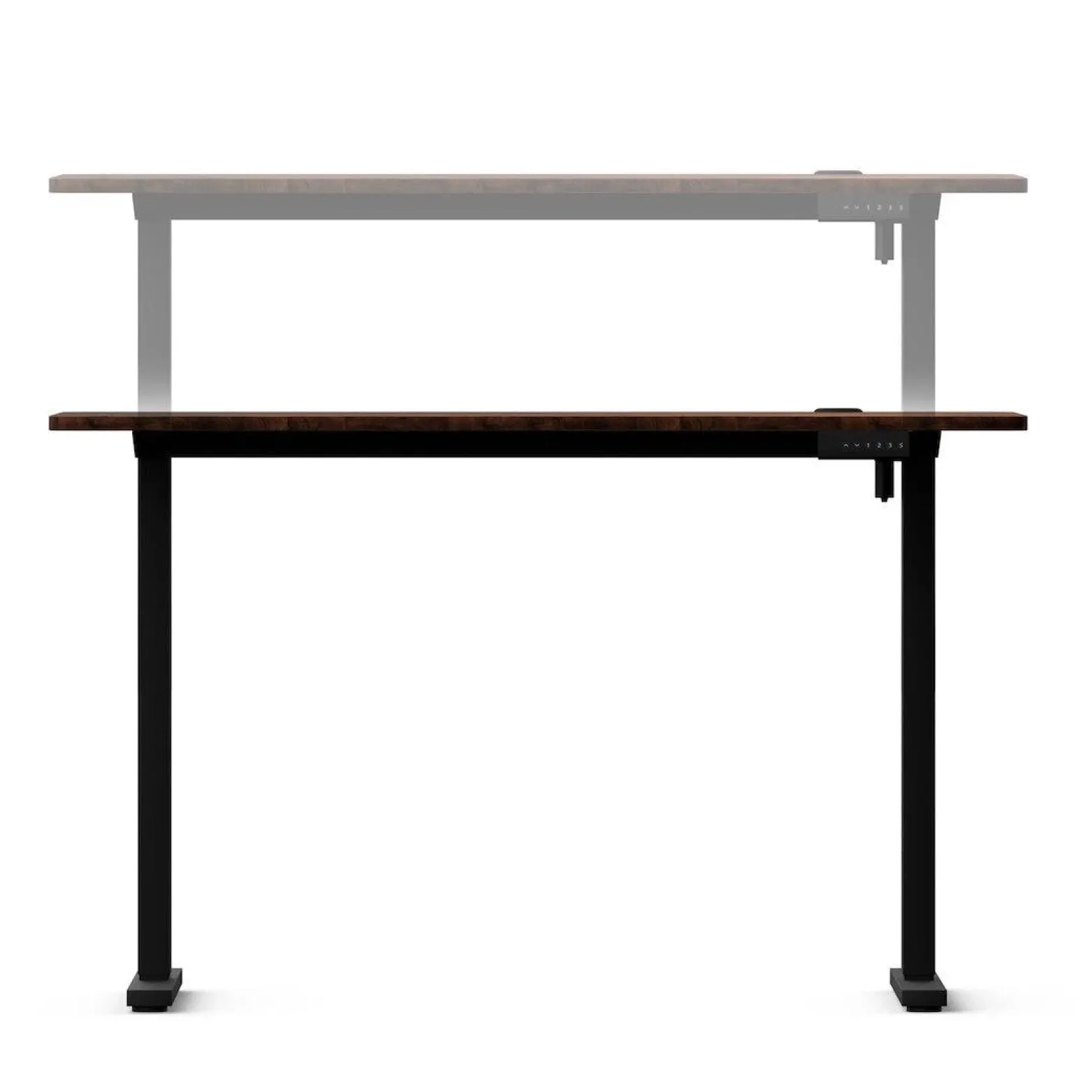 Biurko gamingowe regulowane elektrycznie Control+ 120 Drewno (LV0861) - LVN SYSTEM