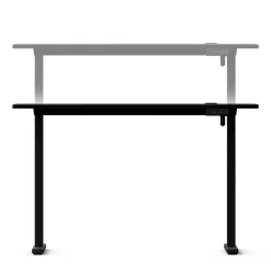 Biurko gamingowe regulowane elektrycznie Control+ 120 Czarny (LV0860) - LVN SYSTEM