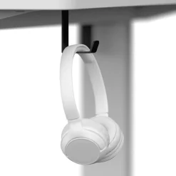 Biurko gamingowe regulowane elektrycznie Control+ 120 Biały (LV0859) - LVN SYSTEM