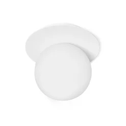 BORRA A Biała Lampa Ścienna / Kinkiet (B1A11000) - Ummo