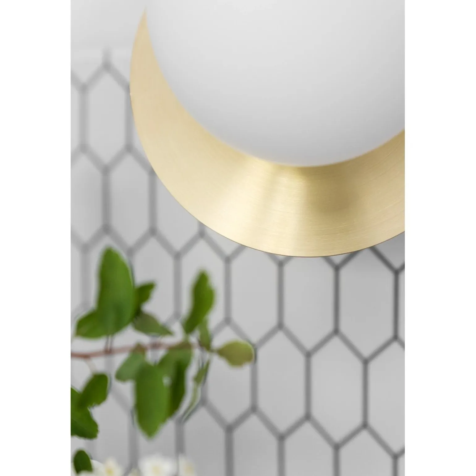 BORRA A mosiężna lampa ścienna / kinkiet z podwyższoną szczelnością IP44 (BRA120S0) - Ummo