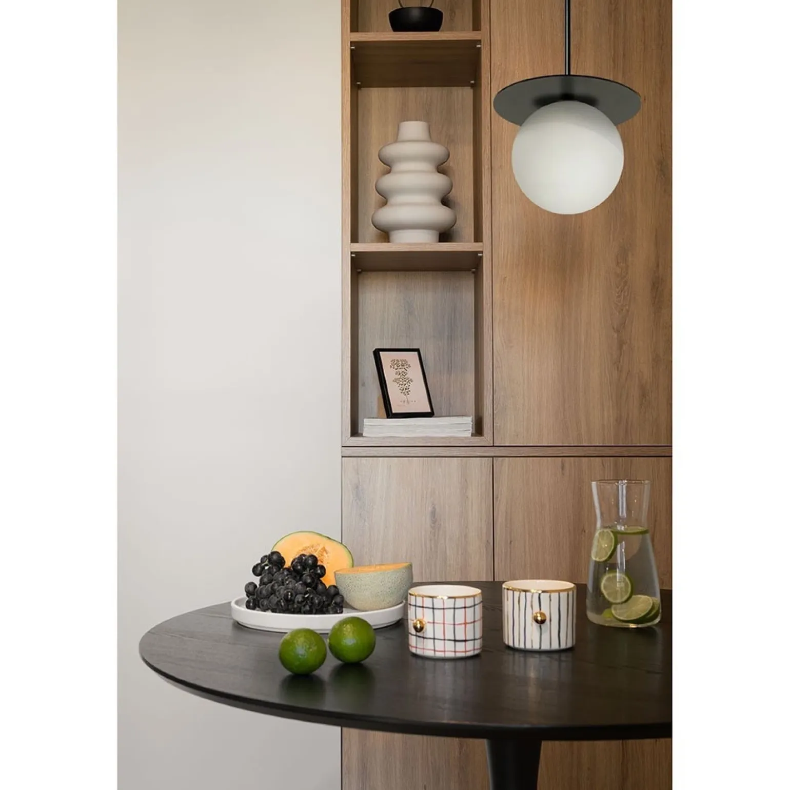 BORRA B biała sufitowa lampa wisząca (BRB111P0) - Ummo