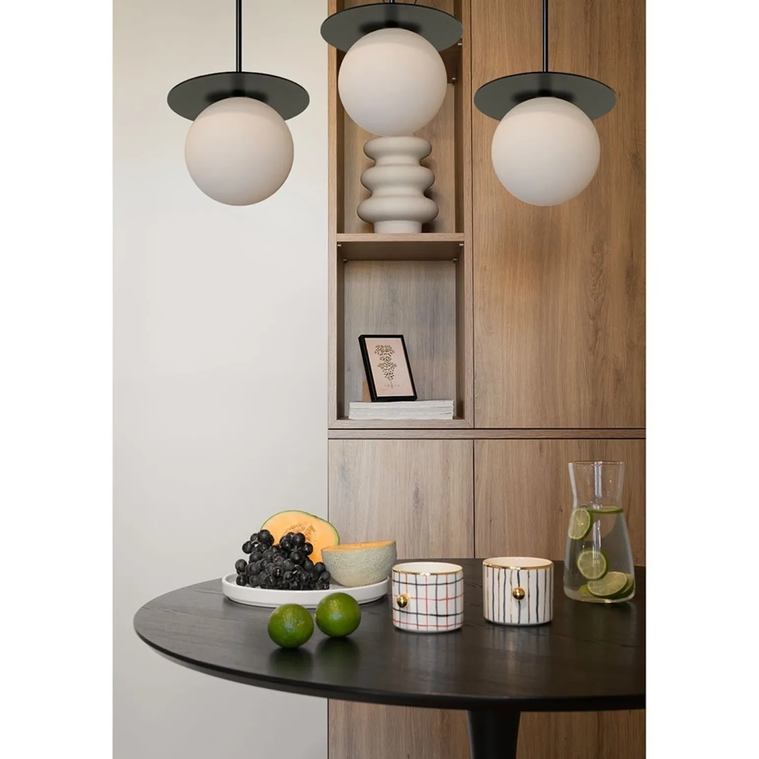 BORRA B 3L czarna potrójna lampa sufitowa (BRB322PL) - Ummo