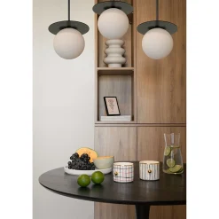 BORRA B 3P czarna potrójna sufitowa lampa wisząca (BRB322P3) - Ummo