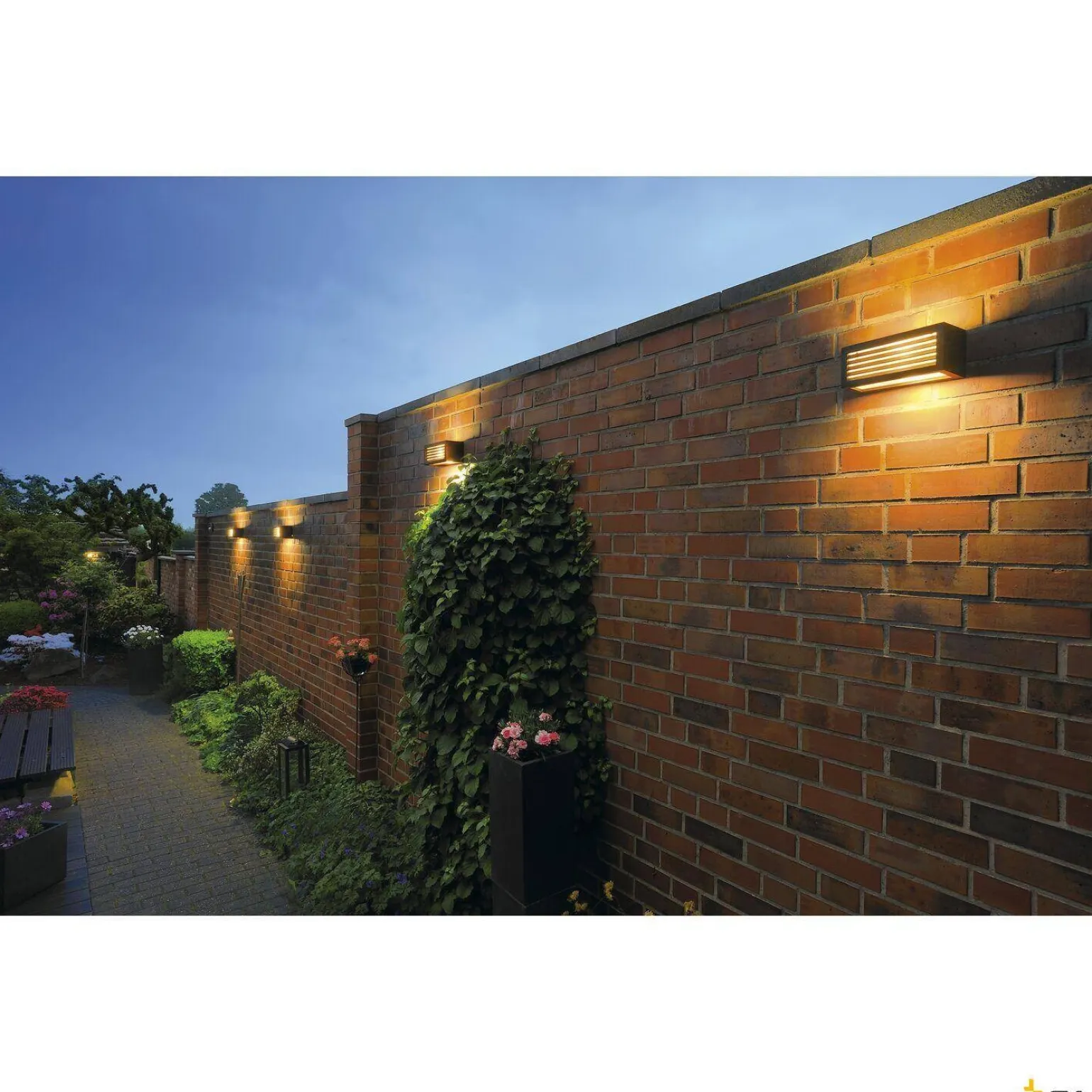 BOX-L, lampa ścienna outdoor, TC-(D,H,T,Q)SE, IP44, kwadratowa, antracytowa, maks. 18W (232495) - SLV