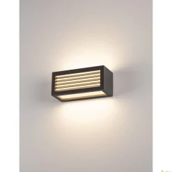 BOX-L, lampa ścienna outdoor, TC-(D,H,T,Q)SE, IP44, kwadratowa, antracytowa, maks. 18W (232495) - SLV