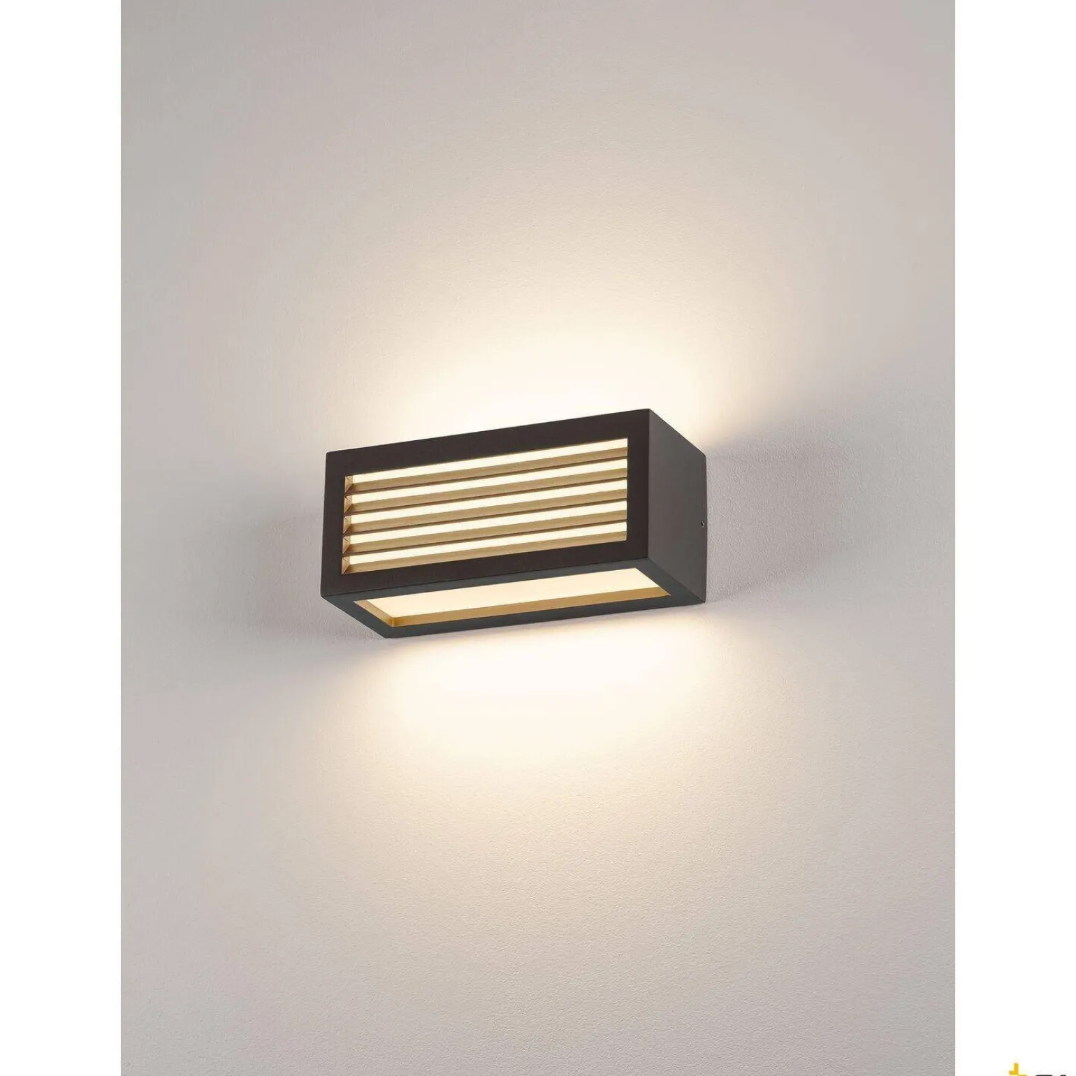 BOX-L, lampa ścienna outdoor, TC-(D,H,T,Q)SE, IP44, kwadratowa, antracytowa, maks. 18W (232495) - SLV