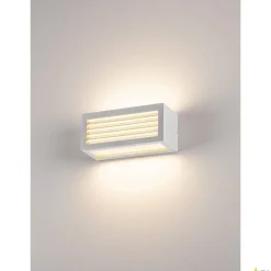 BOX-L, lampa ścienna outdoor, TC-(D,H,T,Q)SE, IP44, kwadratowa, biała, maks. 18W (232491) - SLV