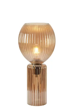 Bursztynowa szklana lampa TOULIPA (108851) Markslojd