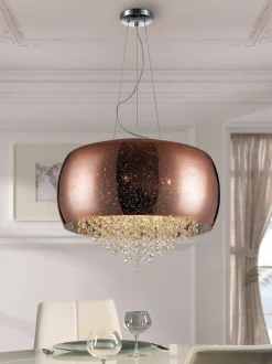 Caelum lampa wisząca duża 6L (618859) - Schuller