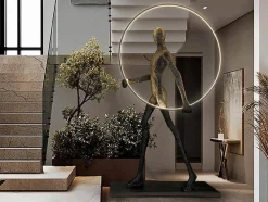 Caminante figura - lampa 218cm (779830) - Schuller