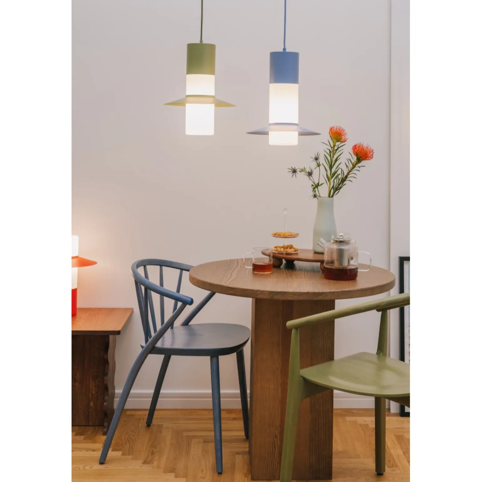 CAPONIO A biała sufitowa lampa wisząca (CPA111P0) - Ummo