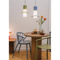 CAPONIO A czerwonopomarańczowa sufitowa lampa wisząca (CPA11212P0) - Ummo