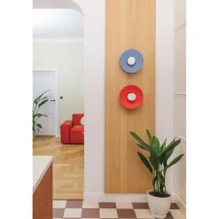 CAPONIO W A czerwonopomarańczowa lampa ścienna / kinkiet (CPWA112000) - Ummo