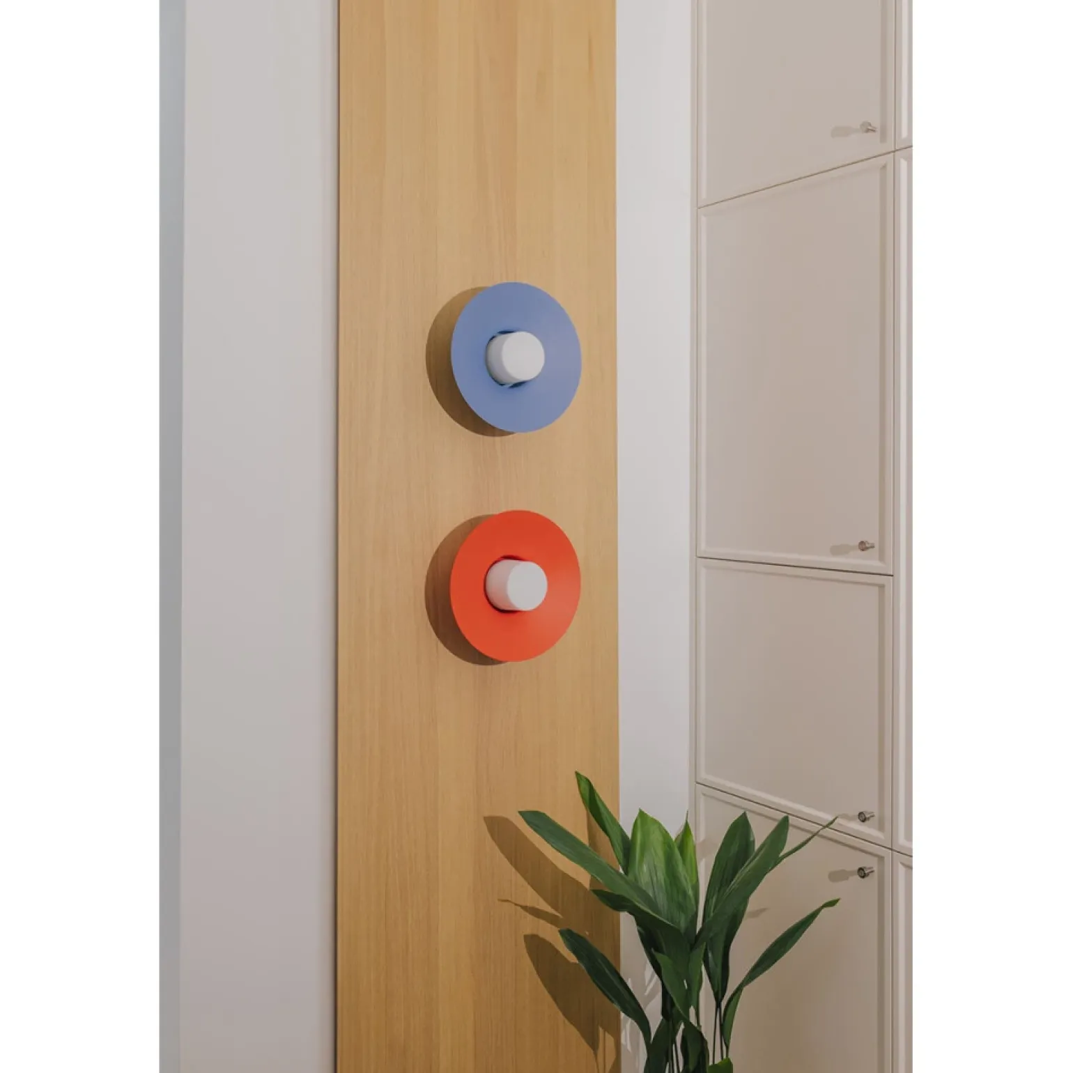 CAPONIO W A czerwonopomarańczowa lampa ścienna / kinkiet (CPWA112000) - Ummo